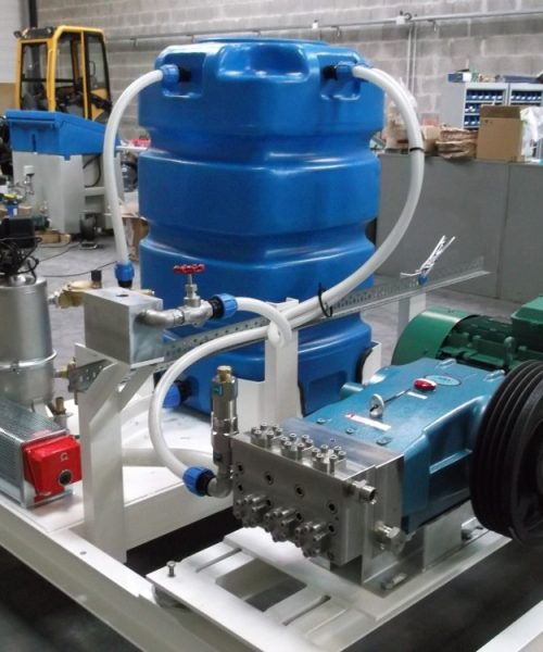 Centrale haute pression décalaminage de rails Centrale haute pression décalaminage de rails